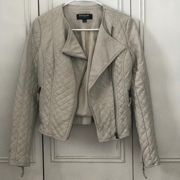CoffeeShop Jackets & Blazers - NEVER WORN XS Beige Jacket